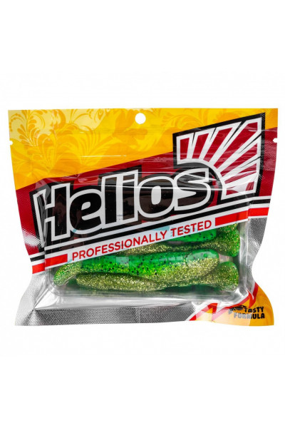 Виброхвост Helios Chubby 3,55/9 см, цвет Green Peas 5 шт HS-4-051