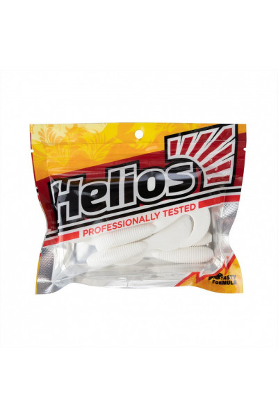 Твистер Helios Credo 3,35/8,5 см, цвет White 7 шт HS-11-001